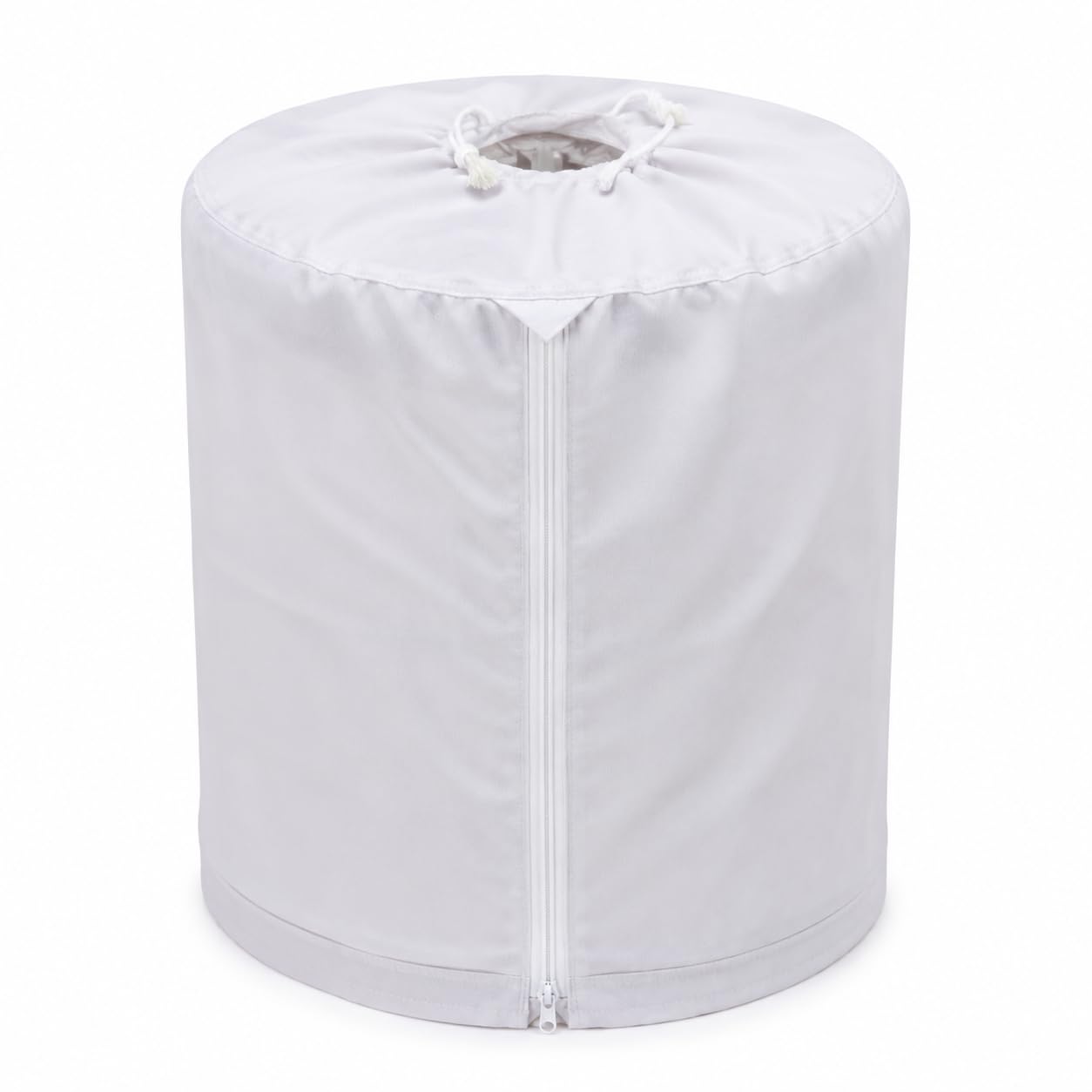 Gralara Copertura per Gabbia per Uccelli in Tessuto di Qualità con Protezione Dai Raggi Ambiente Confortevole Design Monostrato Traspirante Adatta per Gabbie Standard di Myna, Bianco, 34 cm