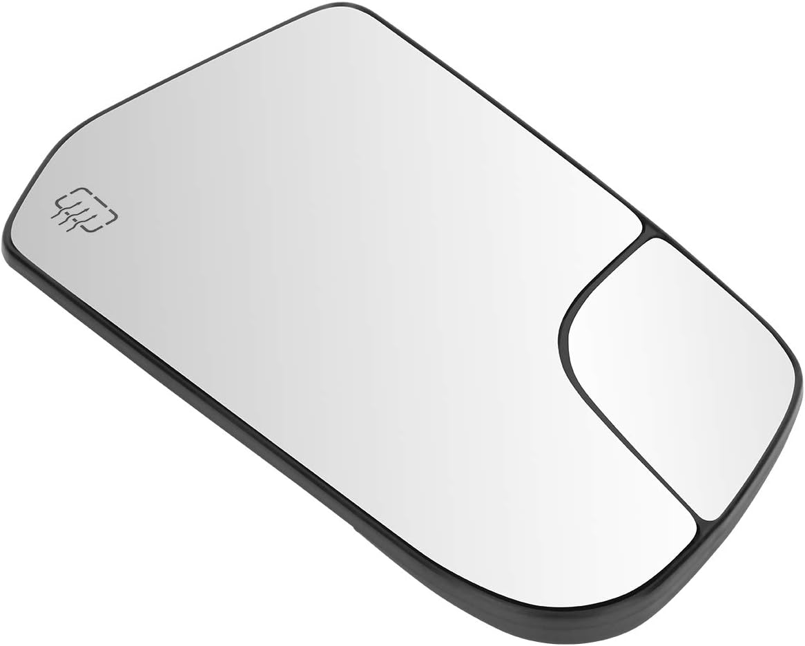 DNA Motoring OEM-MG-0305 22906958 OE Style Right Side Heated Mirror Glass w/Spotter Compatible with 2010-2017 Equinox/Terrain