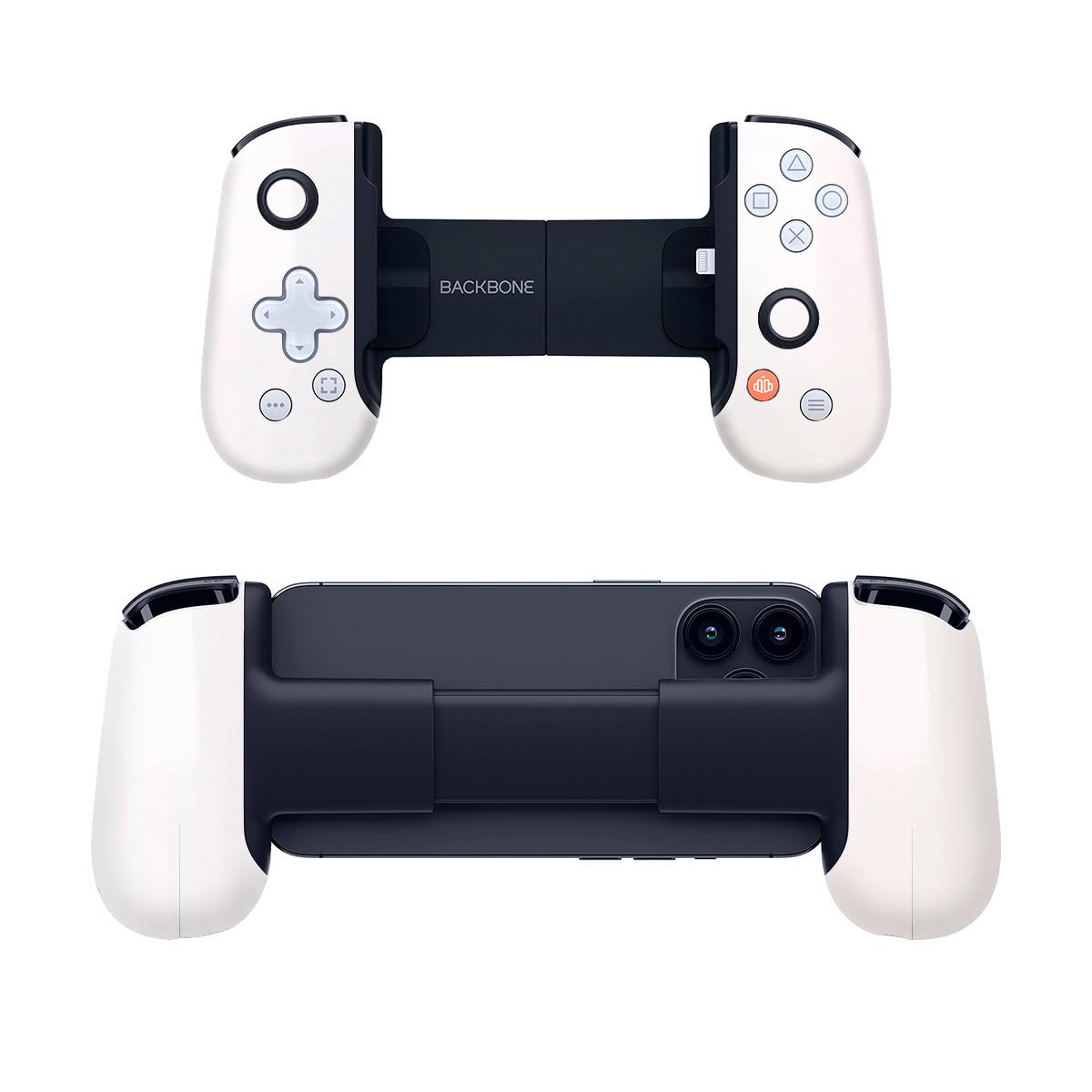 SopiGuard Sticker Skin for Backbone One Controller Full Body Wrap (Gloss Pearl White)