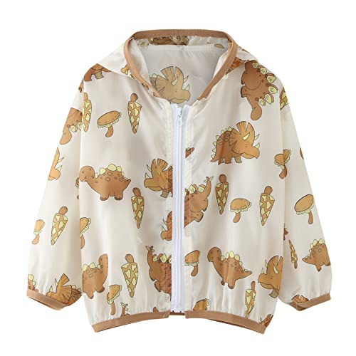 Summer 𝗦unscreen Hoodie for Girl Boy Breathable Light Coat Jackets Outdoor Long Sleeve Sun Pr𝗼tection Jacket