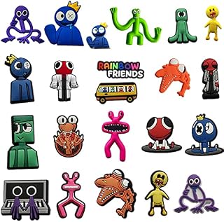 Shoe Charms for Croc, Different Shape of PVC Cartoon Cute Clog Pins Accessories for Charms, Shoe Accessories Charms for Wristband, Shoe Decoration Gift for Boys Girls Party Favors