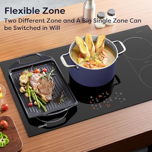 Image of CDV 36 Inch Induction Cooktop 5 Burners 9600W