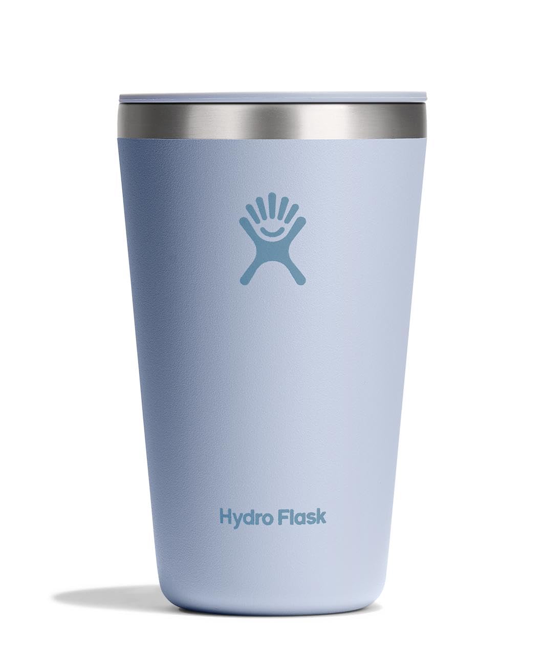HYDRO FLASK - All Around Tumbler 473 ml (16 oz) with Closable Spill Proof Press-in Lid - Stainless Steel Double Wall Vacuum Insulated - Surf Surf 473 ml