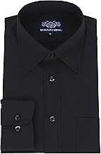 HAVILAH MODE Dress Shirt, Long Sleeve, Wrinkle-Resistant, Durable Fabric, Men's Business Uniform, Chest Pocket, Button-Down, Duet Button, Wide Collar, Semi-Wide, Slim Fit, Large Sizes, Stripe, Solid