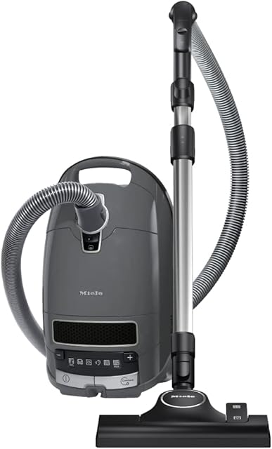 Miele Complete C3 Comfort Bagged Cylinder Vacuum Cleaner with Power Efficiency Motor, HEPA filter, Universal Floorhead and 6 Cleaning Modes, Graphite Grey