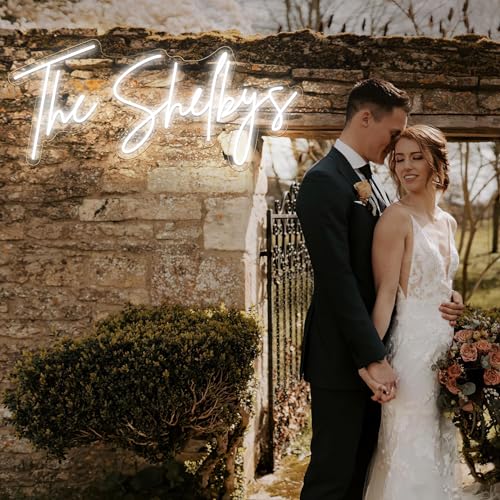 Custom LED Neon Sign for Wall Decor,Neon Name Sign Personalized for Wedding Birthday Party Name Light for Bedroom Bar Shop Neon Sign Customizable(18\"-48\")