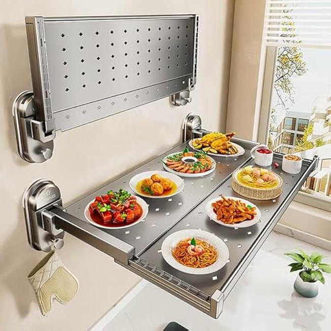 2 Tier Kitchen Shelf Tray,Food Preparation Rack,Multi Layer Food Tray, Side Dish Stacking Storage,Used For Catering Dipping Ingredients(62X39X14cm)