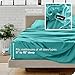 Bare Home Twin Sheet Set - 1800 Ultra-Soft Microfiber - Double Brushed - Deep Pockets - Easy Fit - Extra Soft - 3 Piece Set - Bedding Sheets & Pillowcases (Twin, Turquoise)