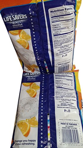 Lifesavers Orange Mints - 13 Oz Bag - Individually Wrapped (Pack Of 2) #TOP4