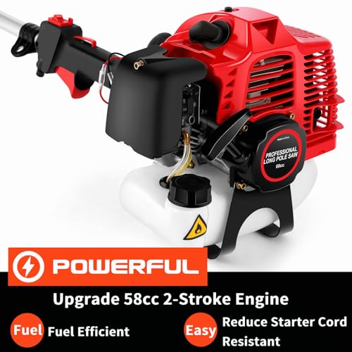 58CC Gas Pole Saw with 11.5