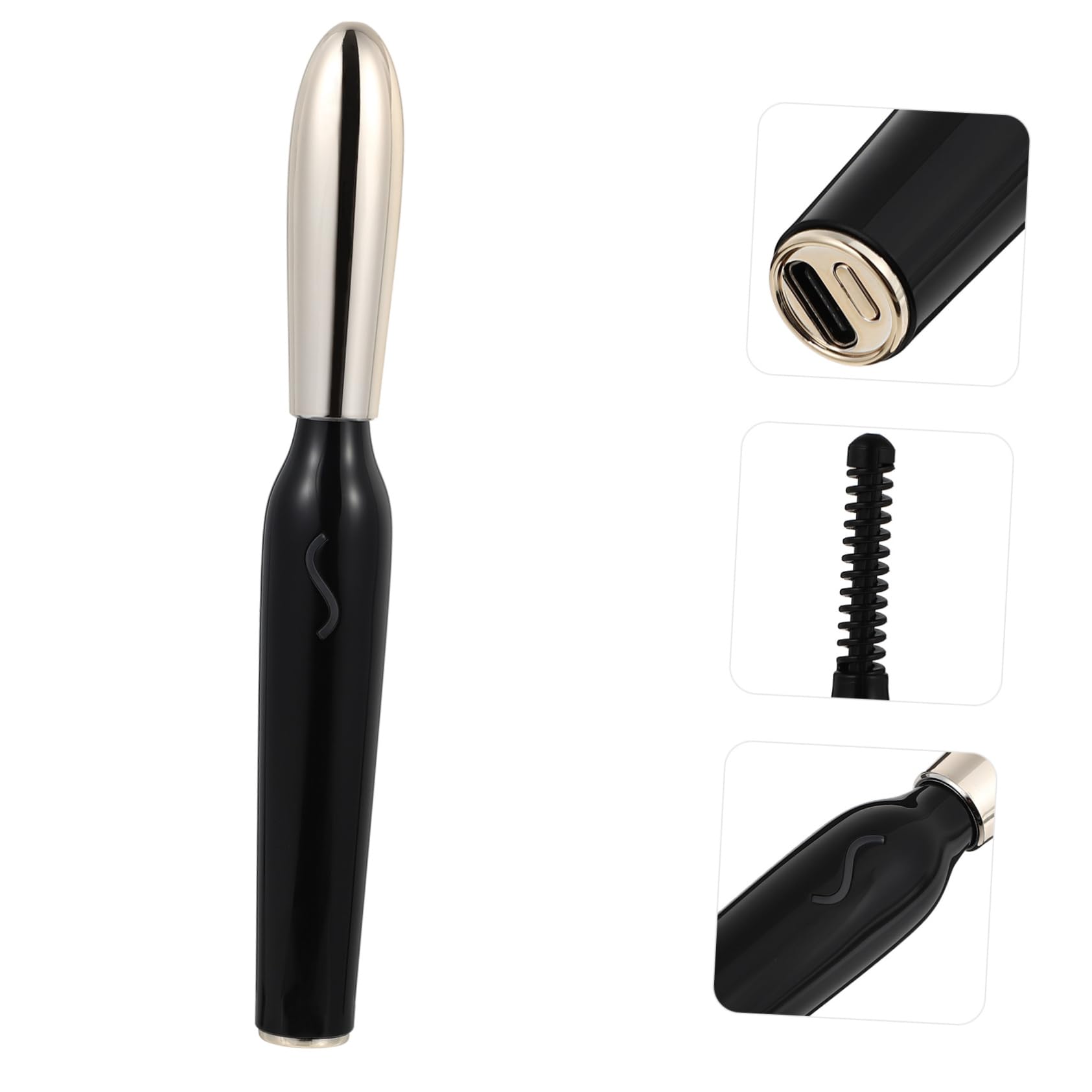 VALICLUD P Rated Wand Curler Quick 60 Secs Heat Natural Curl Makeup Eyelash Curler Beauty Supply for Women