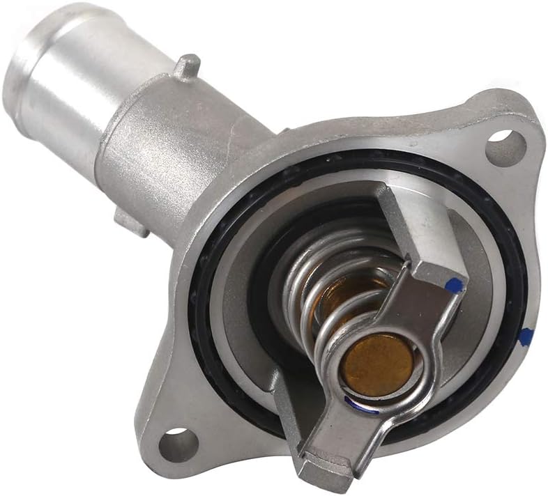 Engine Coolant Thermostat Housing Assembly fit 2018-2021 for GMC Acadia/Terrain, 2018-2022 for Chevrolet Malibu/Camaro/Blazer, 2017-2019 for Cadillac ATS, 2017-2020 for Buick Envision/Regal