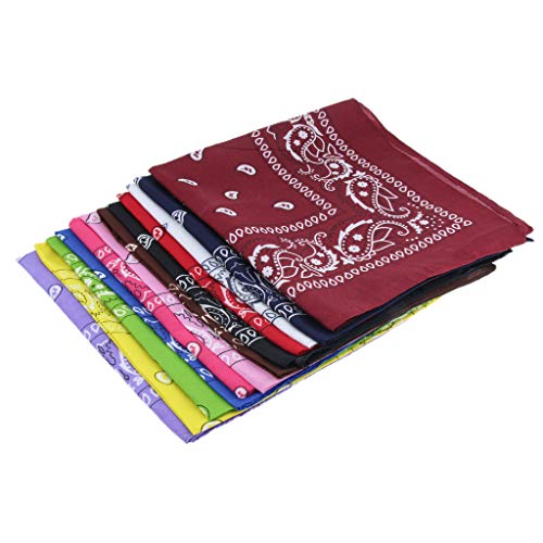 Kit 12 pcs Bandana De Algodão