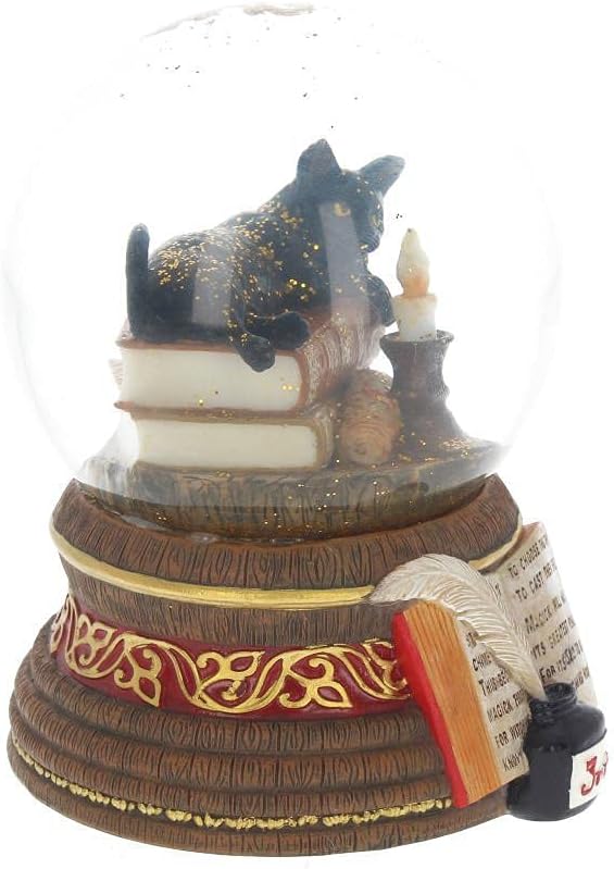 Nemesis Now Witching Hour Lisa Parker Snowglobe 11cm Brown, Resin and Glass