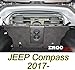 ERGOTECH Divisorio Griglia Divisoria in Metallo per Jeep Compass (dal 2017 in Poi) RDA65HBG-XS, per Trasporto Cani e Bagagli
