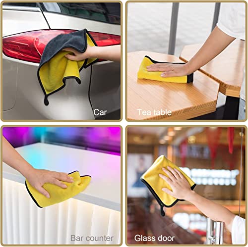 Image of NAREVAL Automotive Microfibre Towels for Car Bike Cleaning Polishing Washing & Detailing Microfiber Cloth for Car Cleaning and Bike Cleaning car Cleaning Accessories (Microfiber Cloth N1)