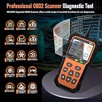 OBD2 Scanner Diagnostic Tool, Professional OBD2 Scanners Car Code Reader Check Engine Light with Reset OBDII/EOBD Car Scanner Diagnostic Tool for All Cars After 1996