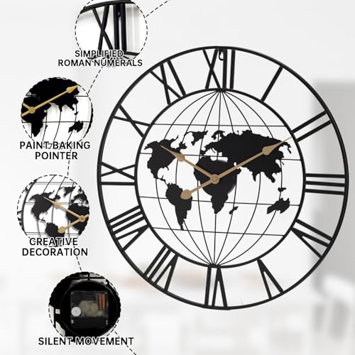 Reloj de pared digital redondo de 24 pulgadas SIN&MI miniatura 2