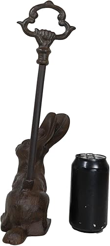 Miniatura 7 de Ebros Gift Portero de hierro fundido con mango largo, taxidermia abstracta 3D, escultura de arte 3D de 15.25 pulgadas de alto para el hogar o la