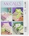McCall Patterns M6718 Bed Mattress and Bedding Ensemble for 18-Inch Doll, Table Skirt, Lamp and Night Stand Sewing Template, One Size Only