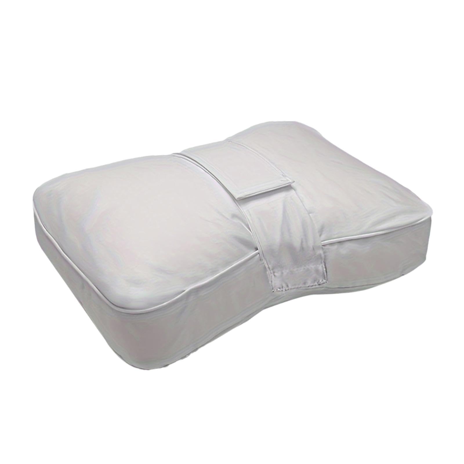 HGZLQKD Side Sleeping Pillow Knee Pillow, Maternity Foot Pillow Legs Support Cushion Comfortable Memory Foam Soft Knees Cushion for Adjusting Sleeping Position Adults, Gray