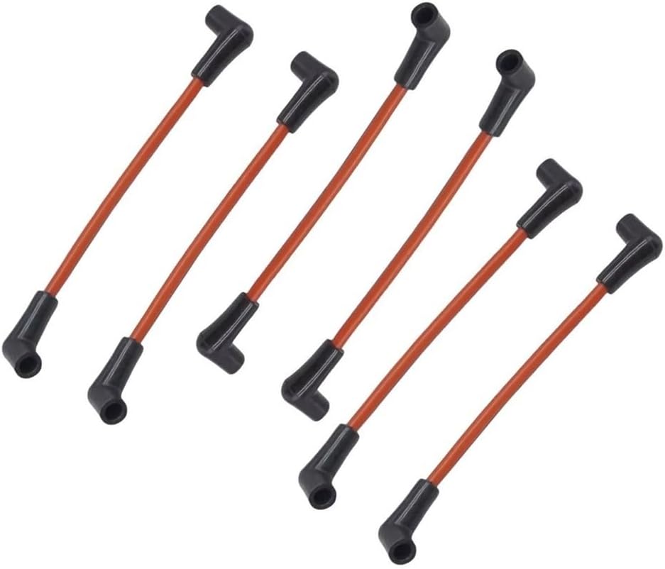 Plug Wire 6Pcs Fit for Outboard 70HP, 90HP, 115HP, 120HP, 125HP, 130HP, 135HP, 140HP 9" 582365