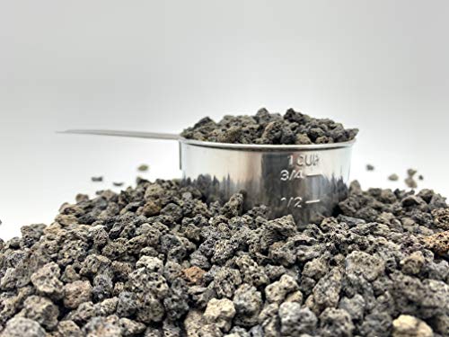 Lava Rock, 3 Lbs Soil Aggregate For Bonsai, Cactus, Succulents, And Other Container Grown Plants, Enables Optimal Drainage, Improves Soil Aeration 1/4 Inch Black Lava Rock #TOP2