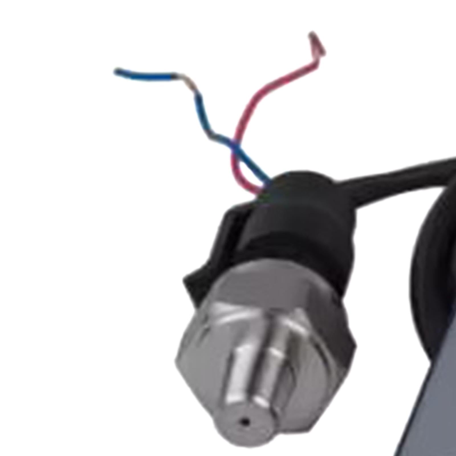 1/8" NPT Digitales Öldruckmessgerät Rote Anzeige Benzin