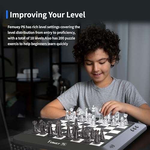 Umissfun P6 Electronic Chess Set, Chess Set Board Game, Computer Chess Game thumb #3