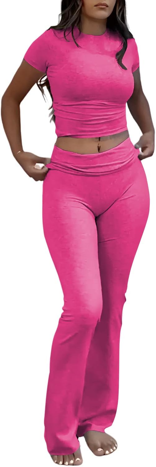 Nimsruc Two Piece Lounge Sets For Women Summer Outfits