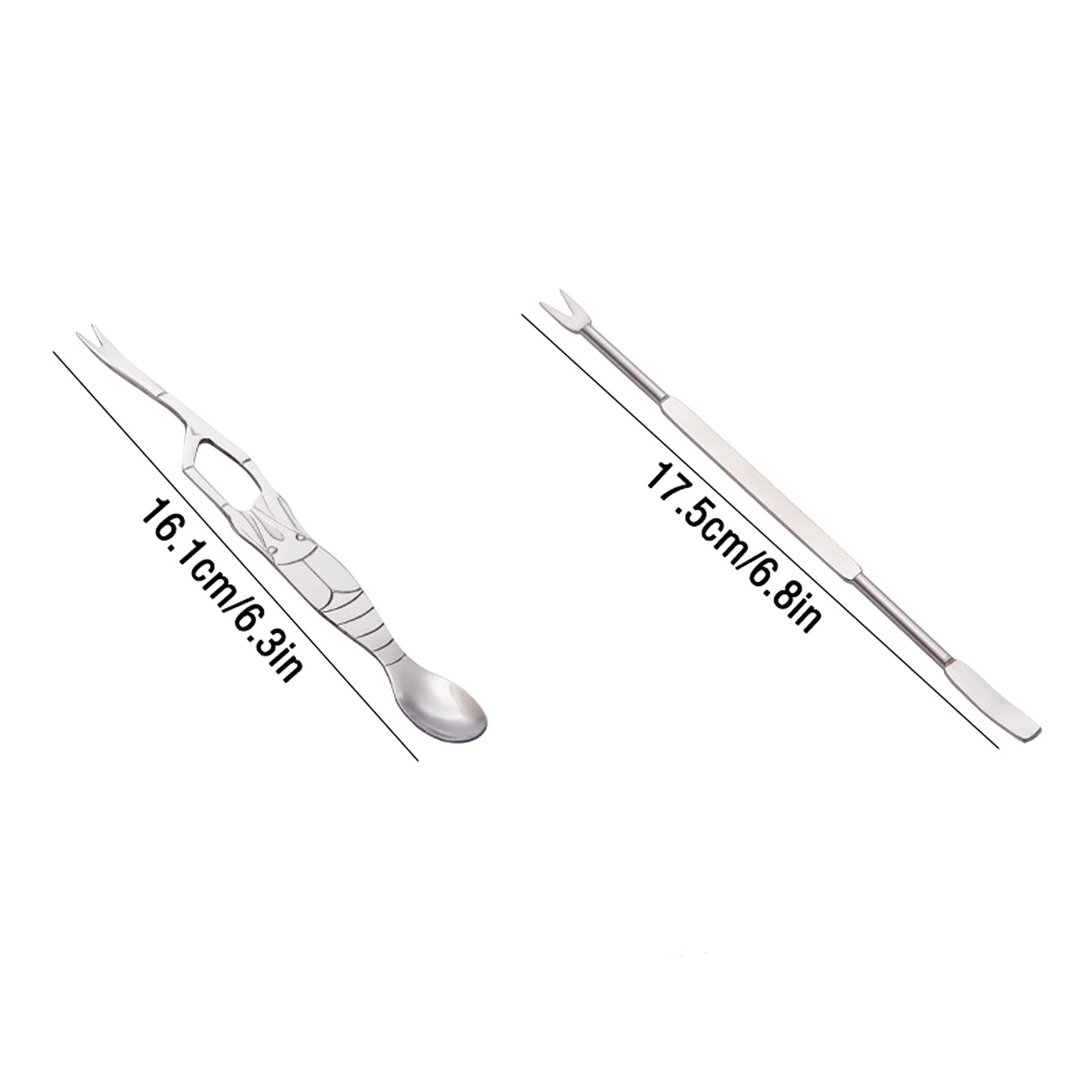 Set di Utensili per Frutti di Mare Set di Utensili per Frutti di Mare da 6 Pezzi, Inclusi 2 Biscotti per Frutti di Mare, 2 Selezioni di Frutti di Mare, 2 Forchette per Fr