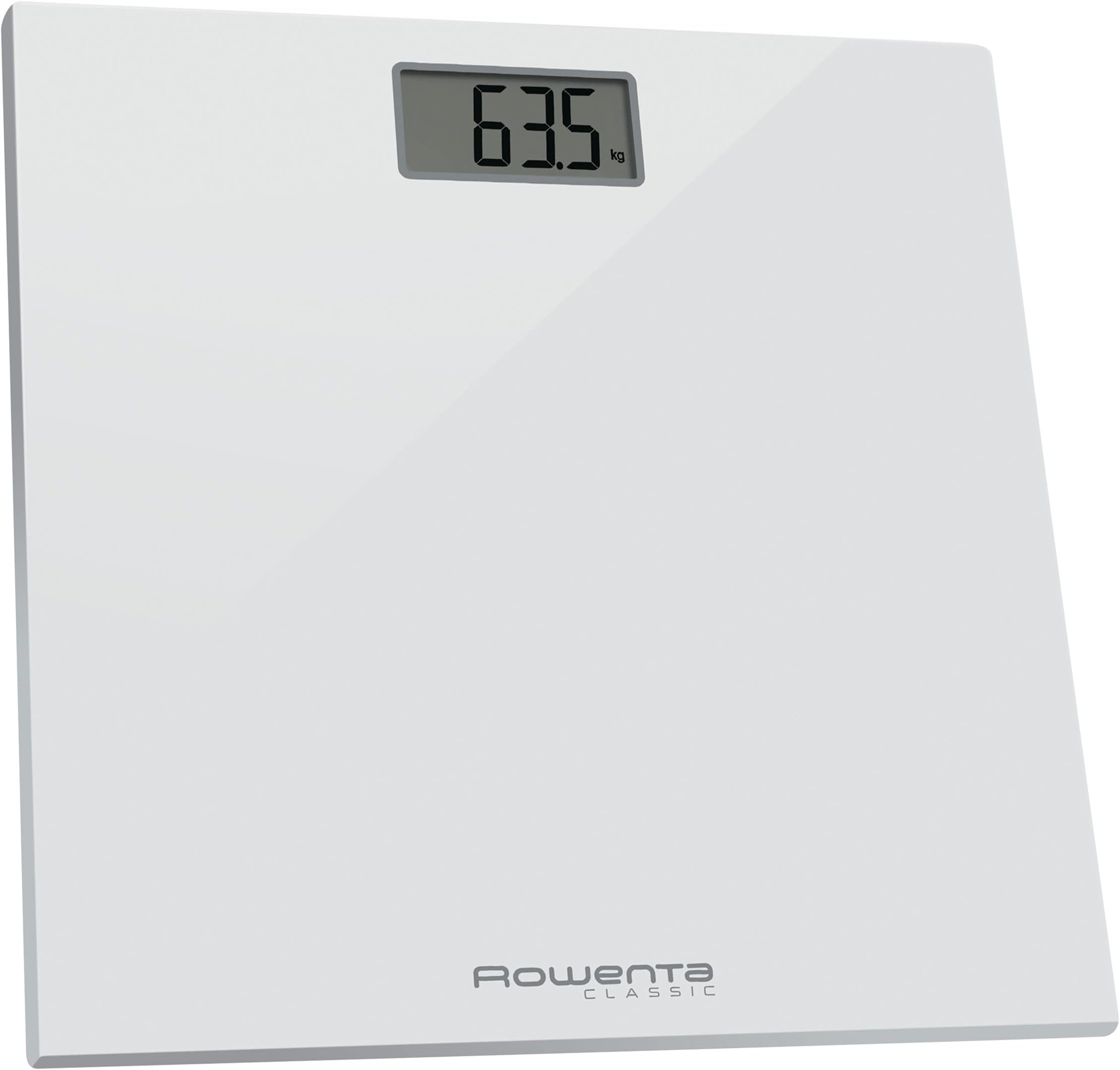 Rowenta Compact Bathroom Scale with LCD Display White