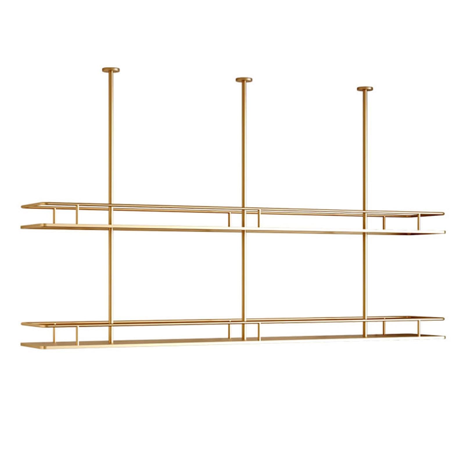 Estante Colgante De Metal Para Botellas, Mueble Bar De Techo