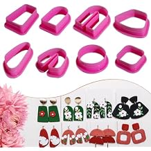 Clay Cutters - Geometric Polymer Long Dangle Shaped Earring & Arch Cookie Cutters 8 PCS
