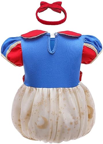 Miniatura 64 de Dressy Daisy Disfraz de princesa para bebé, disfraz de tutú de tul para cumpleaños, Halloween, traje con diadema Estilo I