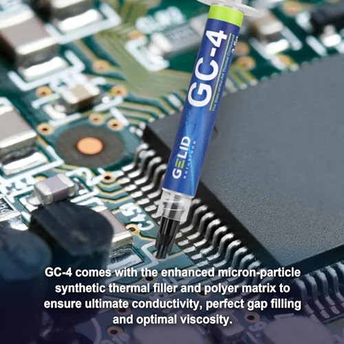 Image of Gelid Solutions GC-4-10g Thermal Compound for Heat Sinks | Maximum Thermal Conductivity | Easy to use | Non-Corrosive