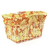 Cruiser Candy Yellow Hibiscus Bicycle Basket Liner