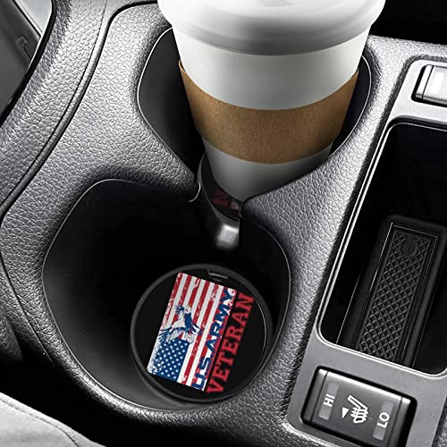 Posavasos absorbente de madera para portavasos de auto miniatura 6