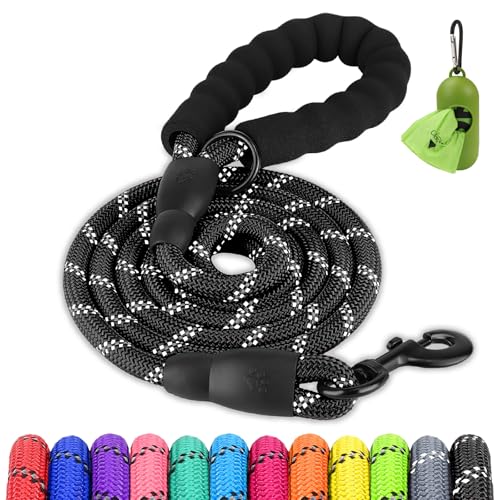Joytale Dog Leash for Large Dogs, Heavy Duty Nylon Leashes with Comfortable Padded Handle and Highly...