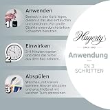 Hagerty Zestaw 2 srebrnych kąpieli do czyszczenia srebra z ochroną antyoksydacyjną 580 ml każdy | Skuteczny środek do czyszczenia naczyń ze srebra i metalu w kolorze srebrnym | Kąpiel czyszcząca