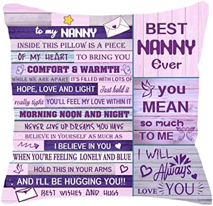 Bommex Grandad Gift Ideas Gift for Grandad Grandpa Grandfather from Granddaughter Grandson Douber-sided Cushion Cover Throw Pillow Cover for Grandpa Grandad Birthday Gift Father's Day (GRANDAD)