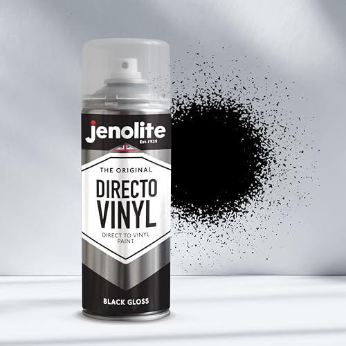 Jenolite Directovinyl Vernice Nera Lucida, 400 Ml, Vernice Flessibile Per Tessuti, Ideale Per Sedili Auto E Tappezzeria, Adatta Per Vinile, Pelle, La Maggior Parte Dei Tessuti - 9