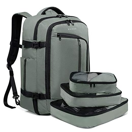 BANGE Travel Overnight Backpack,40-Liter FAA Flight Approved Weekender Bag Carry on Backpack…