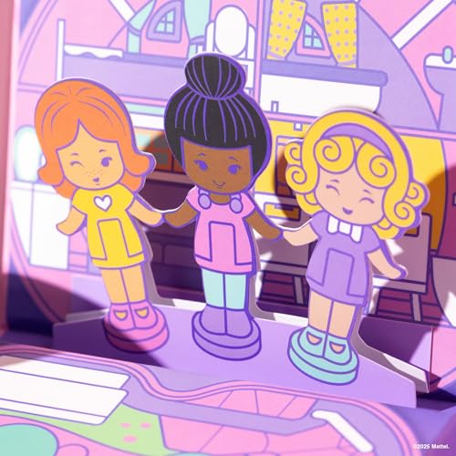 essence Polly Pocket eyeshadow palette, Lidschatten, Nr. 01, Mehrfarbig, 9 Farben, schimmernd, farbintensiv, matt, vegan, ohne Mikroplastikpartikel, Nanopartikel frei, ohne Parfüm, 1er Pack (7.4g)