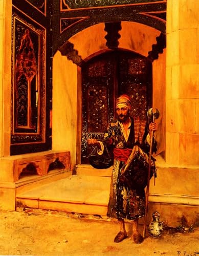 Tableau le mendiant de Rudolf Ernst impression sur toile format 60x90cm
