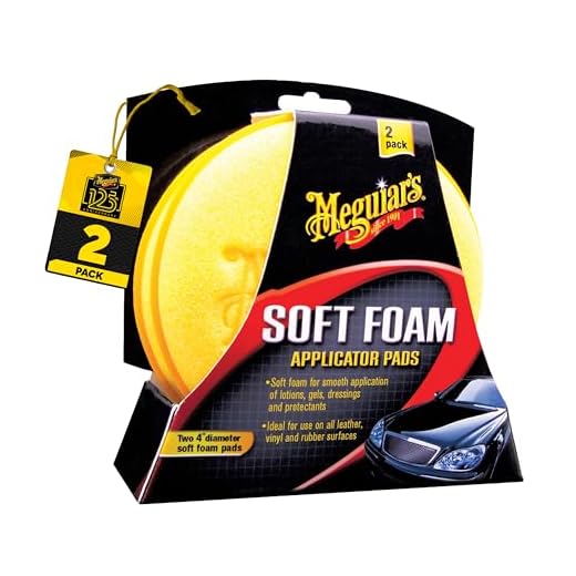 Meguiar's X3070 Soft Foam Applicator Pads Auftragsschwamm, 2-er Pack