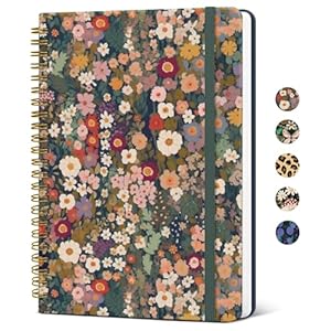 Lined Spiral Journal Notebook for W...