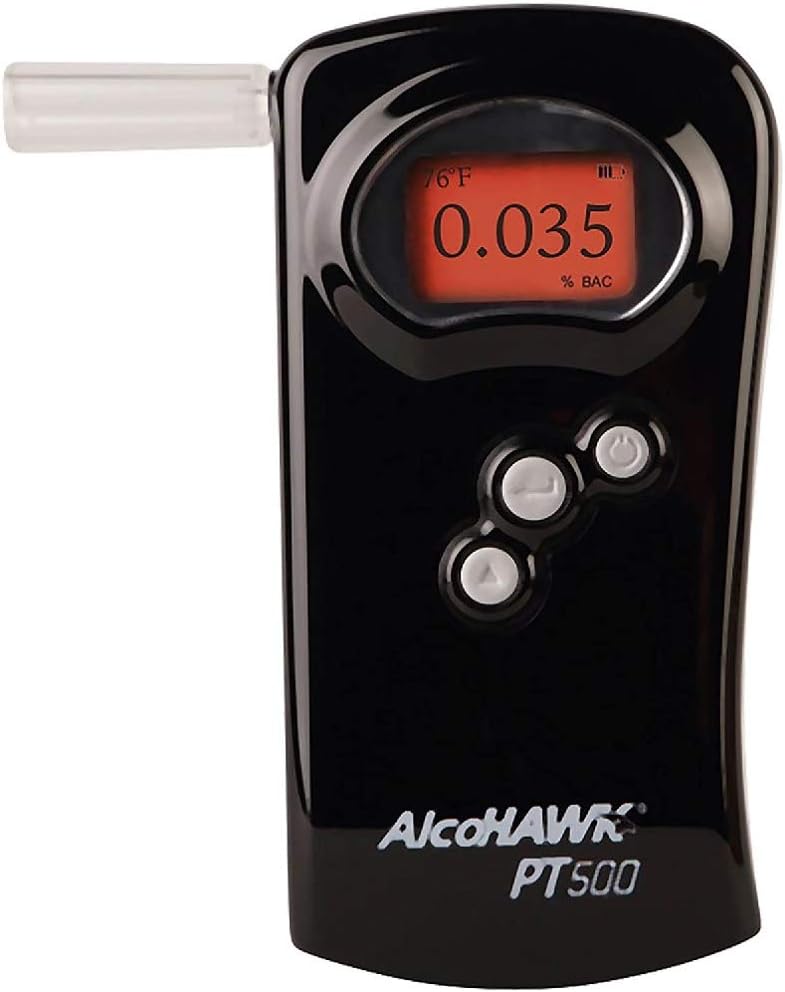 Alcohawk PT500 PT Core Fuel-Cell Breathalyzer Alcohol Screening Tester