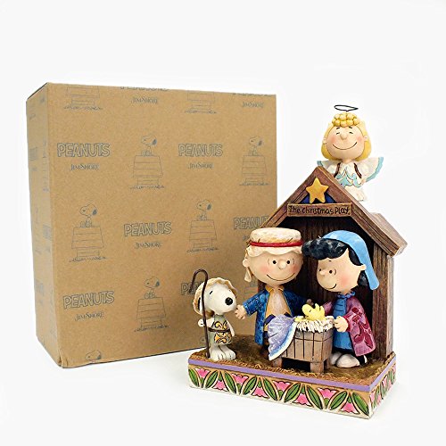 Peanuts By Jim Shore Peanuts Christmas Pageant Stone Resin Figurine, 7.5”, Multicolor #TOP6