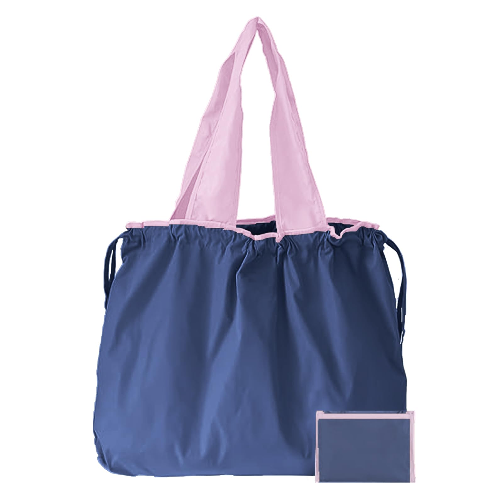 GFYFYZ Einkaufstasche Faltbar Große Wiederverwendbare Einkaufsbeutel Waschbar Shopping Bag Tragetasche mit Kordelzug und Henkel Tragbare Einkaufstaschen für Einkaufen und Travel Outdoor Camping